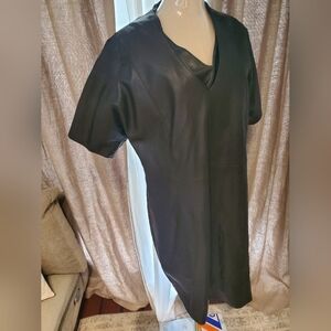 Roaman's Faux Leather Dress size 18